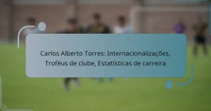 Carlos Alberto Torres: Internacionalizações, Troféus de clube, Estatísticas de carreira