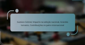 Gustavo Gómez: Impacto na seleção nacional, Grandes torneios, Contribuições no palco internacional